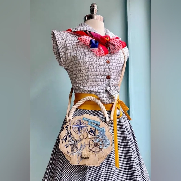 Vendula London English Coast Scrapbook Hetty Bag - Picture 3 of 9